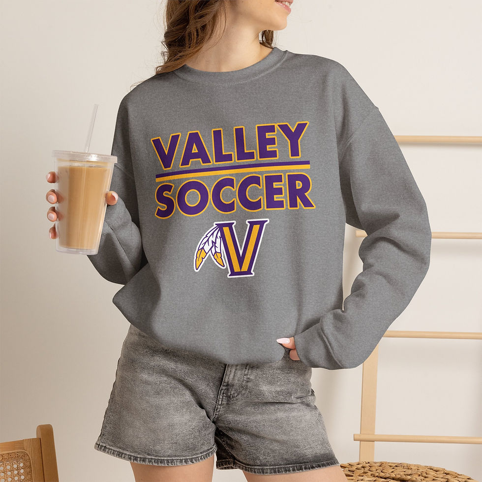 Thumbnail: Lucasville Valley Soccer Crewneck Sweatshirt