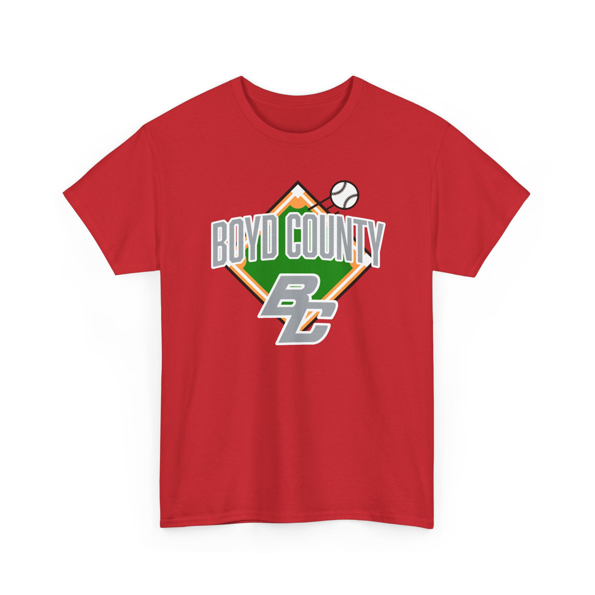 Boyd County 90's Baseball Diamond Cotton T-Shirt