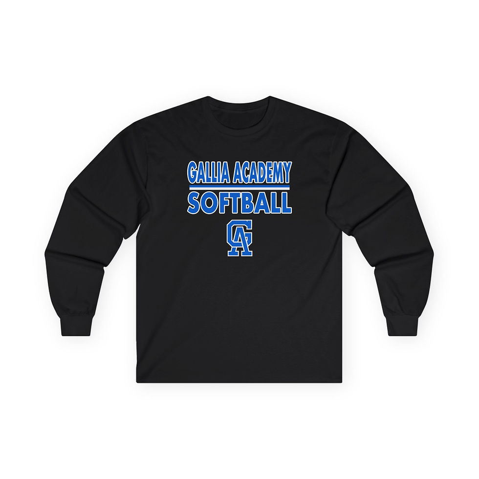 Thumbnail: Gallia Academy Softball Cotton Long Sleeve Tee