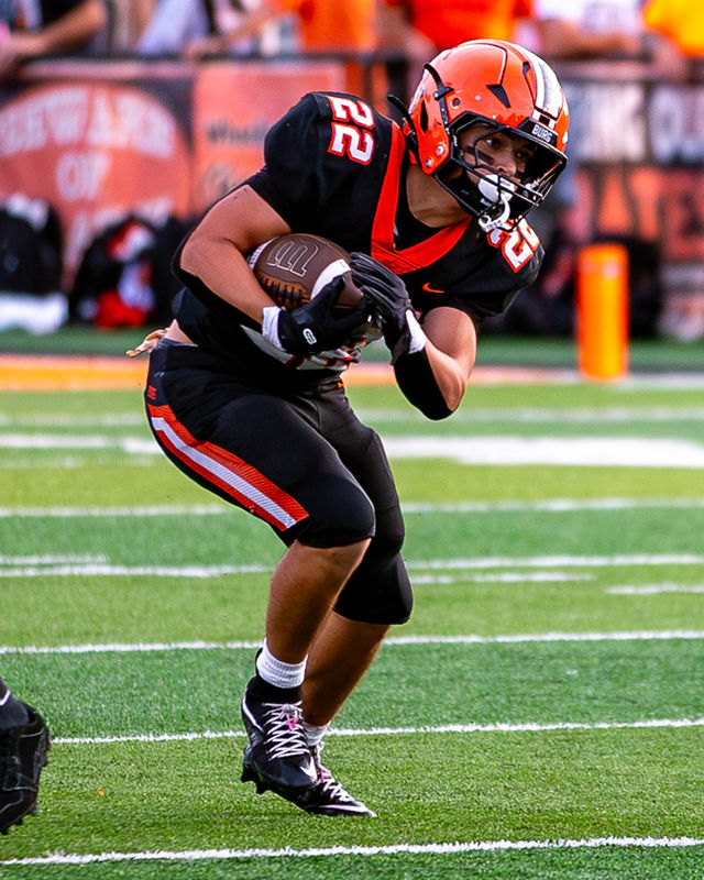 Senior RB Stephen Hall (Photo by Jeremy Holtzapfel)