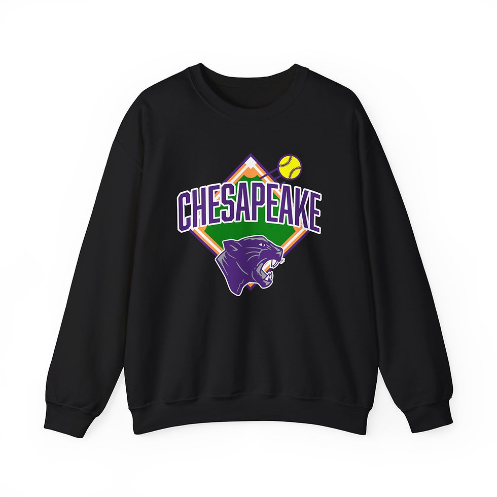 Thumbnail: Chesapeake 90's Softball Diamond Crewneck Sweatshirt