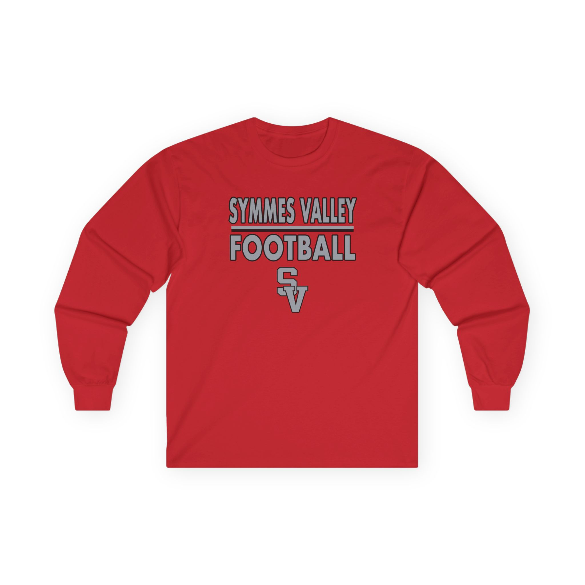 Symmes Valley Football Cotton Long Sleeve Tee