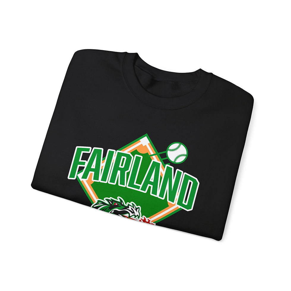 Thumbnail: Fairland 90's Baseball Diamond Crewneck Sweatshirt