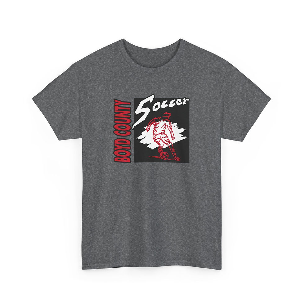 Thumbnail: Boyd County 90's Retro Soccer Cotton T-Shirt
