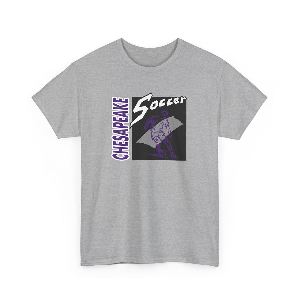 Thumbnail: Chesapeake 90's Retro Soccer Cotton T-Shirt