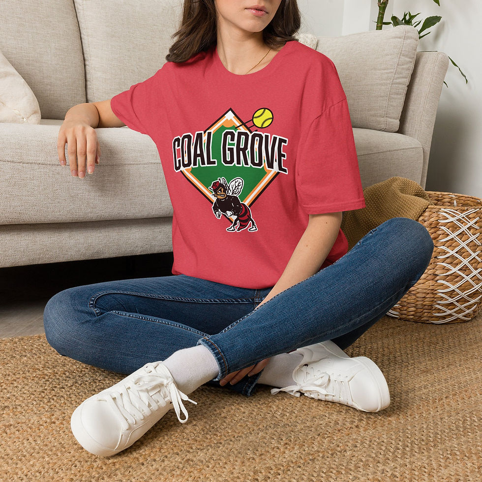 Thumbnail: Coal Grove 90's Softball Diamond Softstyle T-Shirt