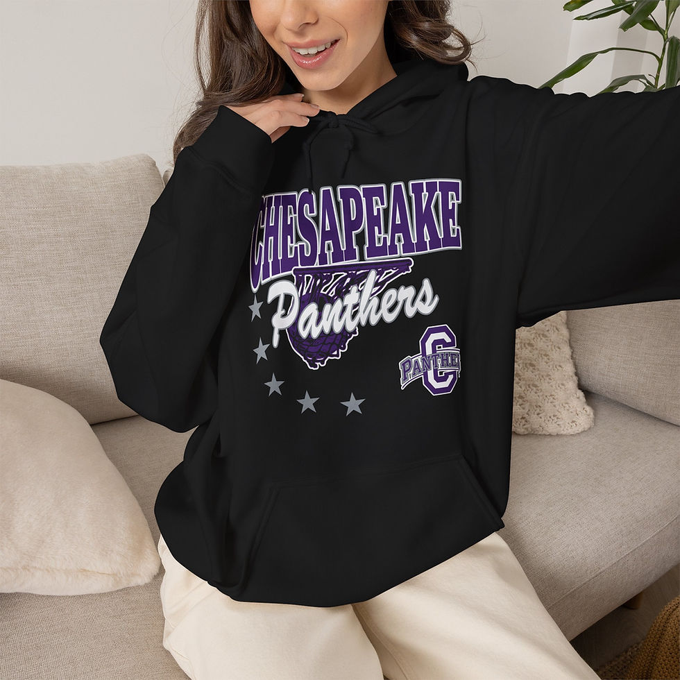 Thumbnail: Chesapeake 90's Retro Basketball Hoodie