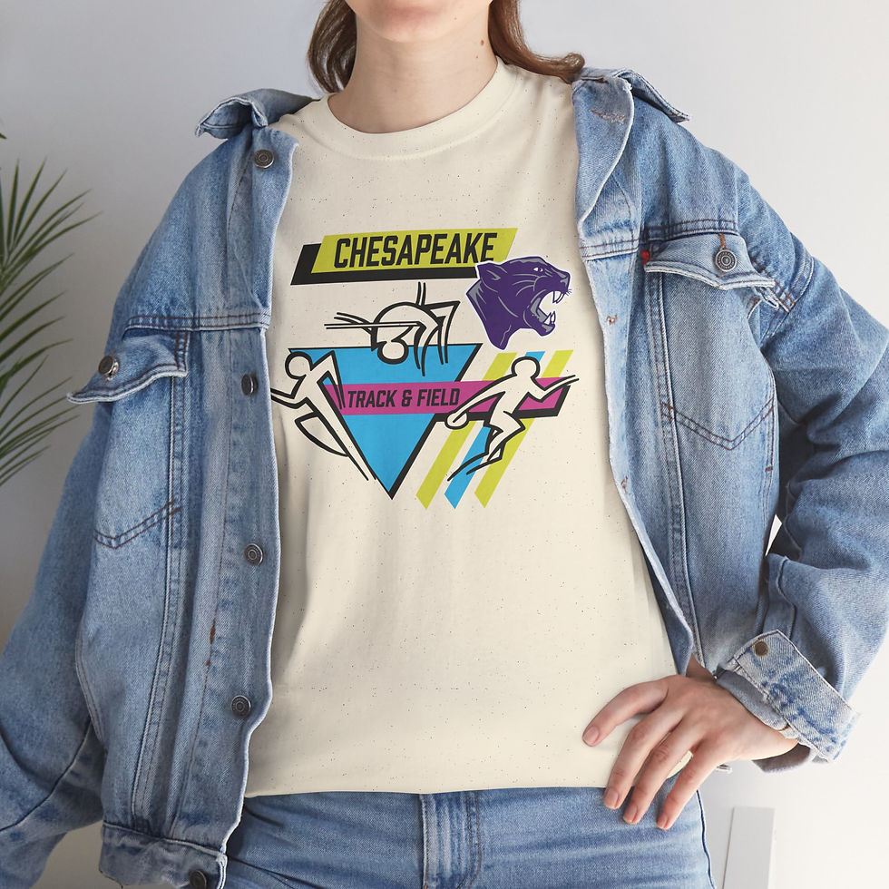 Thumbnail: Chesapeake 90's Retro Track Cotton T-Shirt