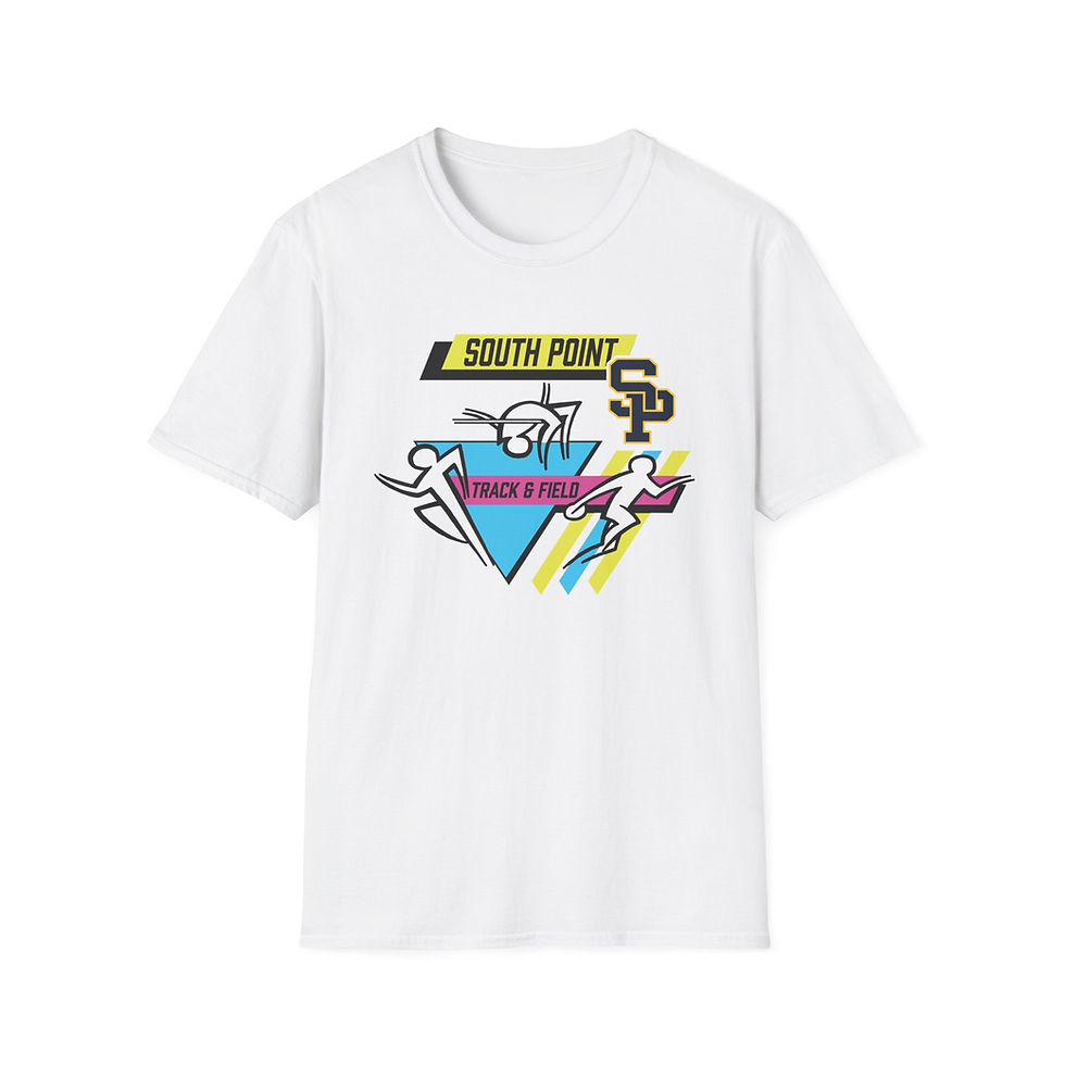 Thumbnail: South Point 90' Retro Track Softstyle T-Shirt