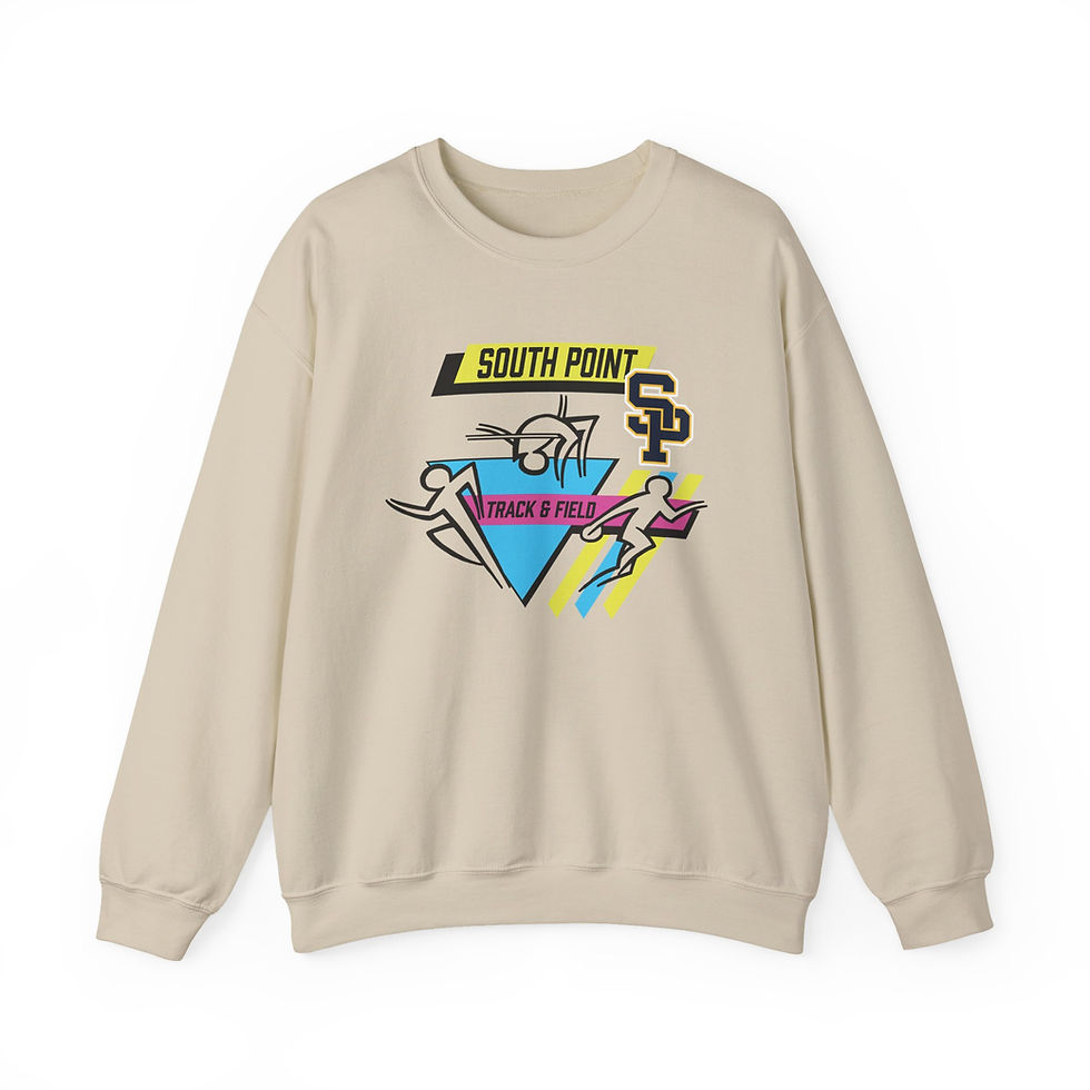 Thumbnail: South Point 90's Retro Track Crewneck Sweatshirt