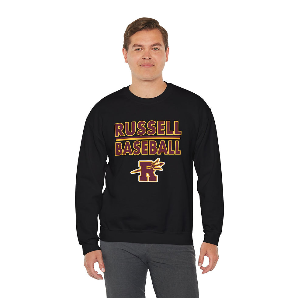Thumbnail: Russell Baseball Crewneck Sweatshirt