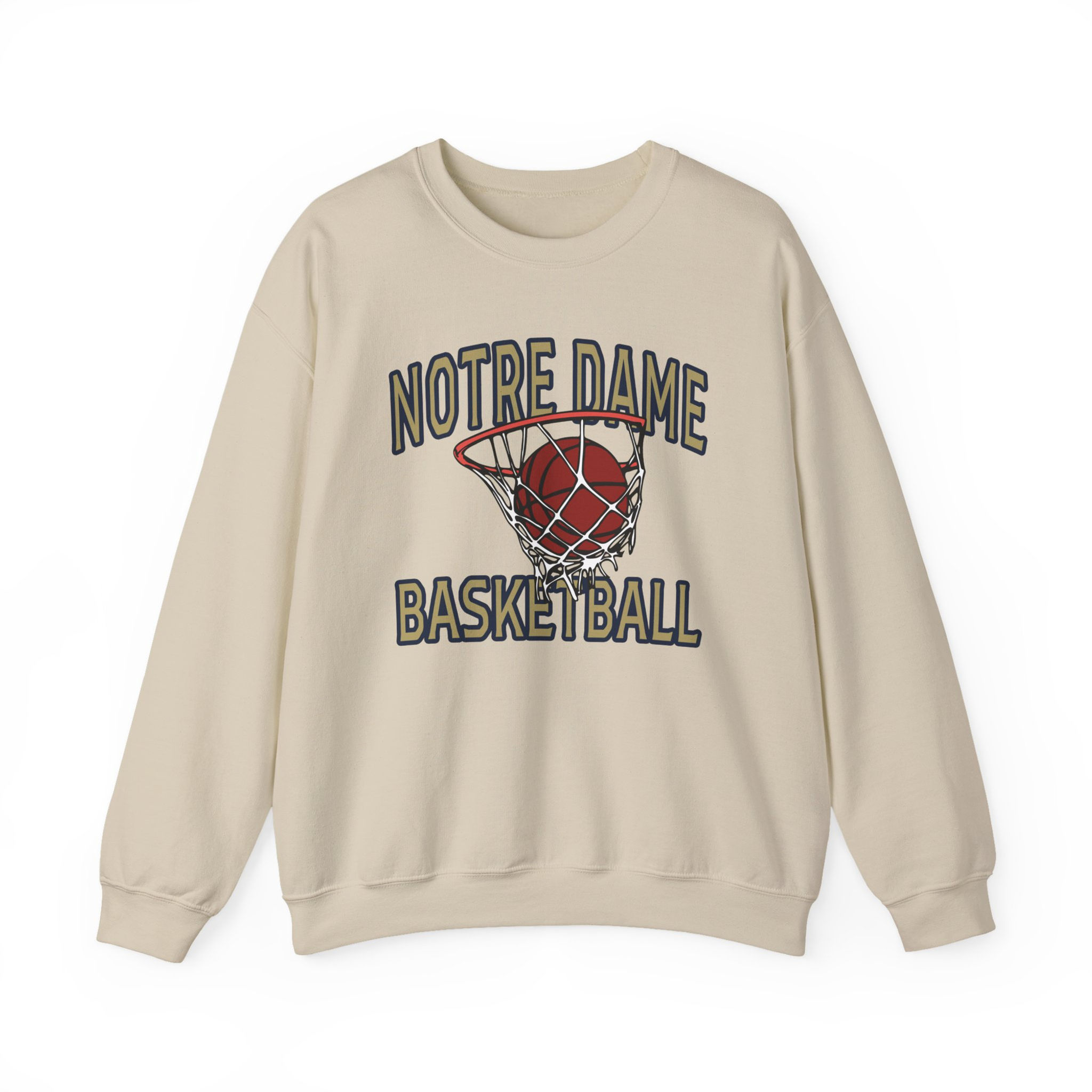 Portsmouth Notre Dame 90's Retro Basketball 2.0 Crewneck Sweatshirt