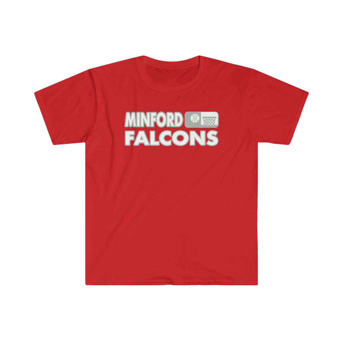 Minford Falcons Basketbal Essential Softstyle T-Shirt
