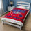 Thumbnail: Portsmouth (Red) 90's Retro Basketball Velveteen Plush Blanket