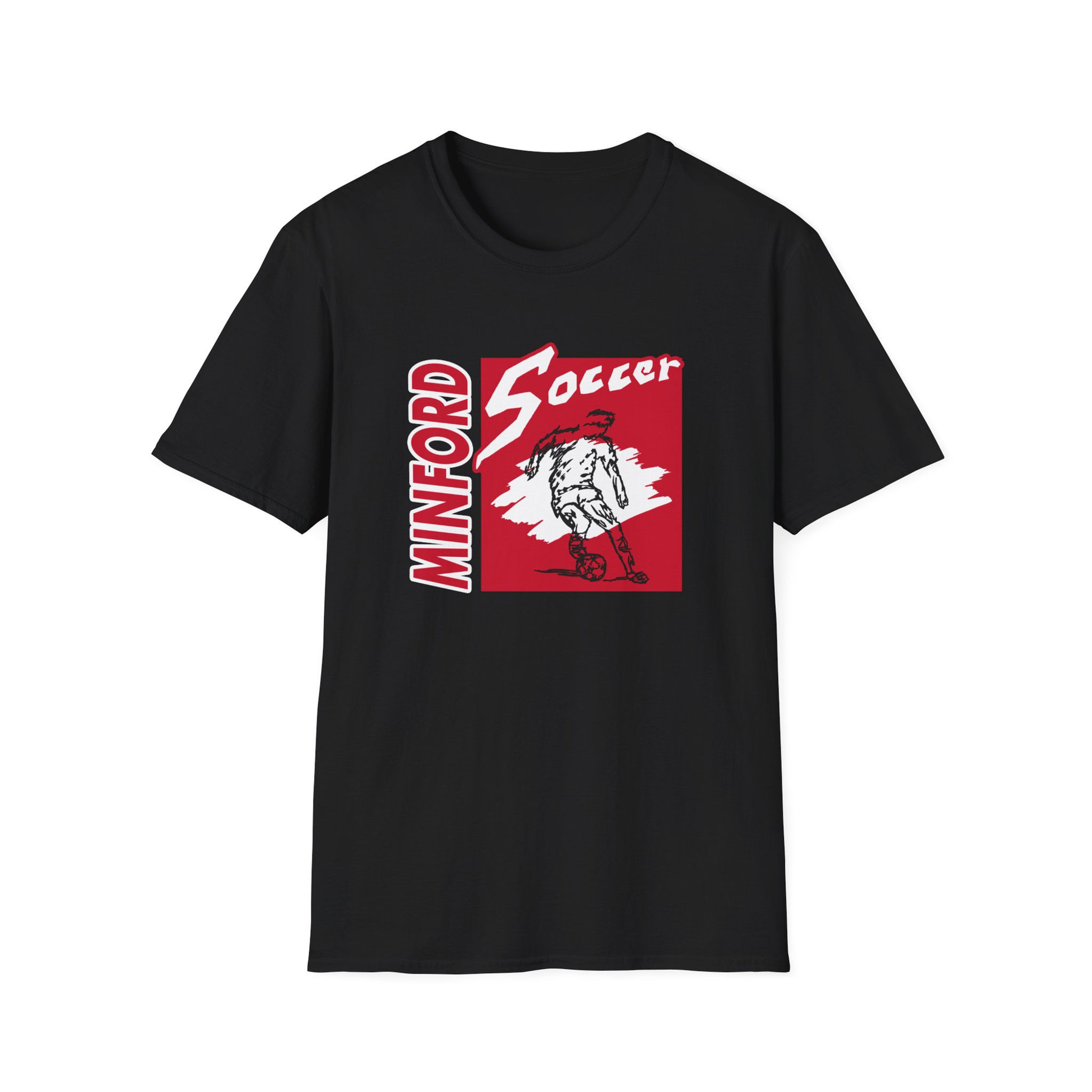 Minford 90's Retro Soccer Softstyle T-Shirt