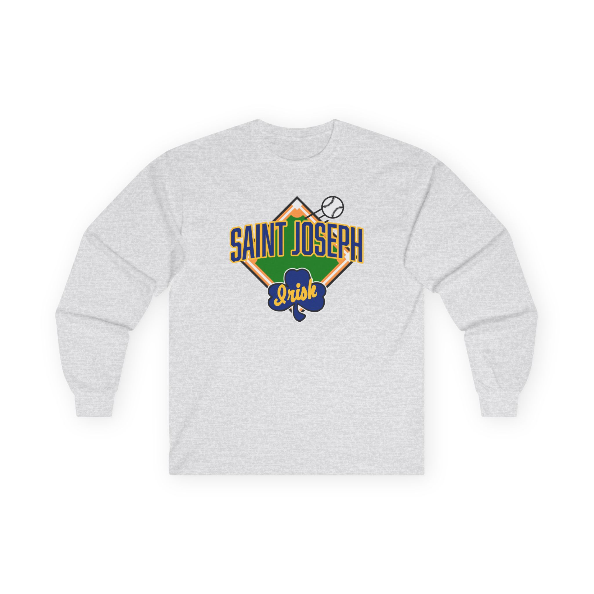 Huntington Saint Joseph 90's Baseball Diamond Long Sleeve Tee