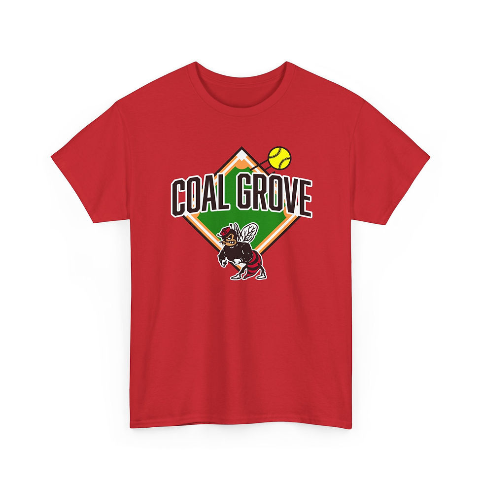Thumbnail: Coal Grove 90's Softball Diamond Cotton T-Shirt