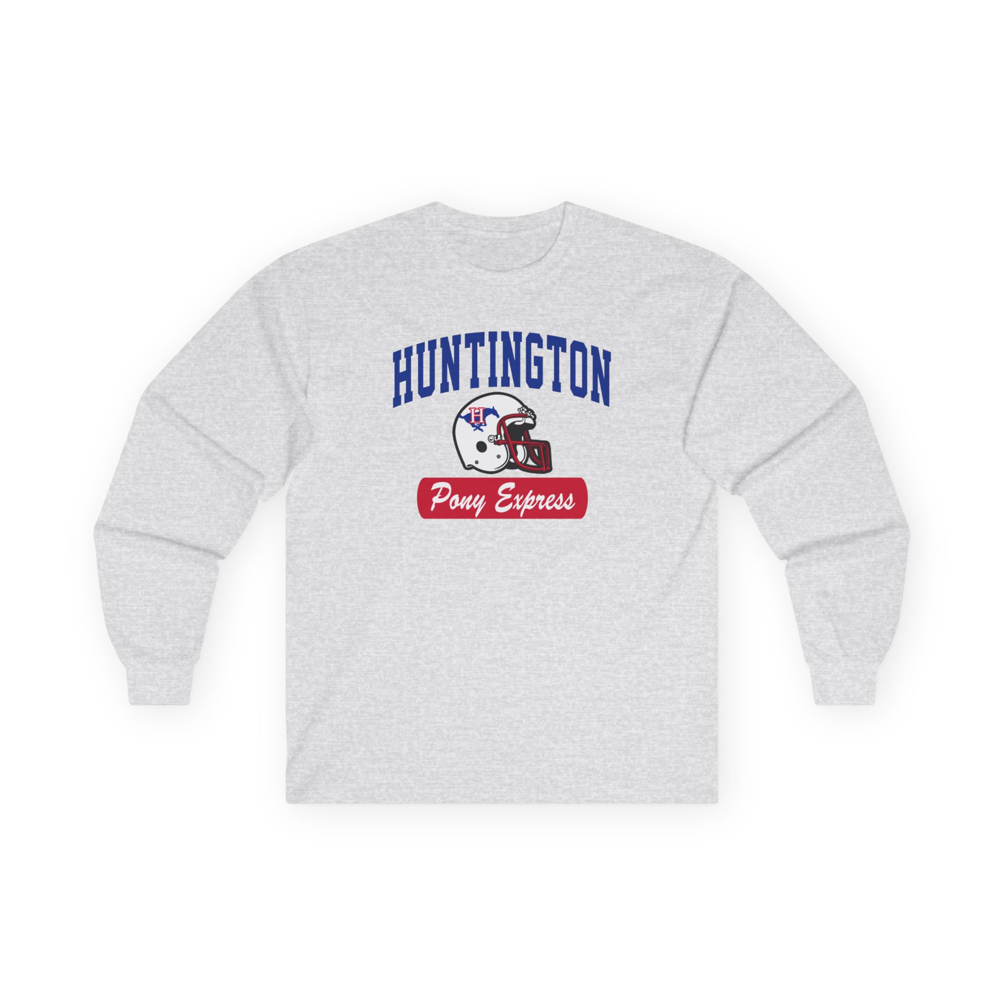 Huntington Pony Express (1989) Cotton Long Sleeve Tee