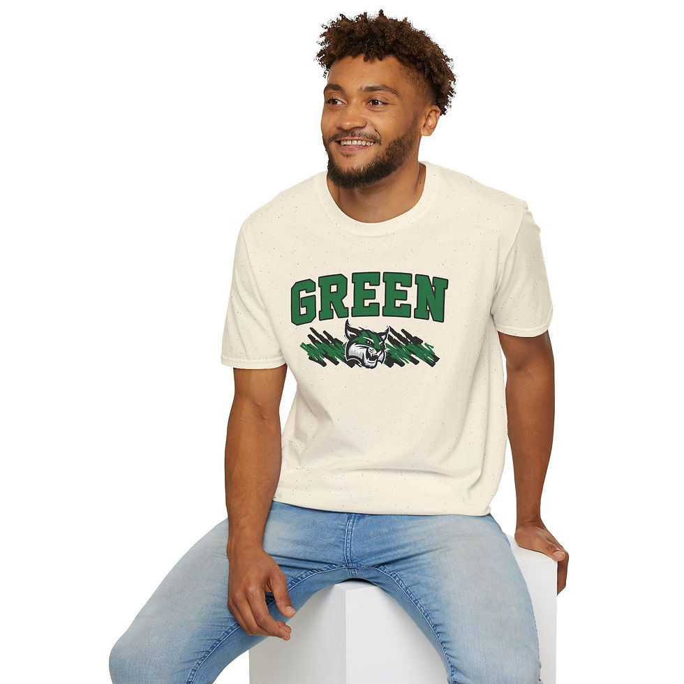 Thumbnail: Green 90's Wave Softstyle T-Shirt