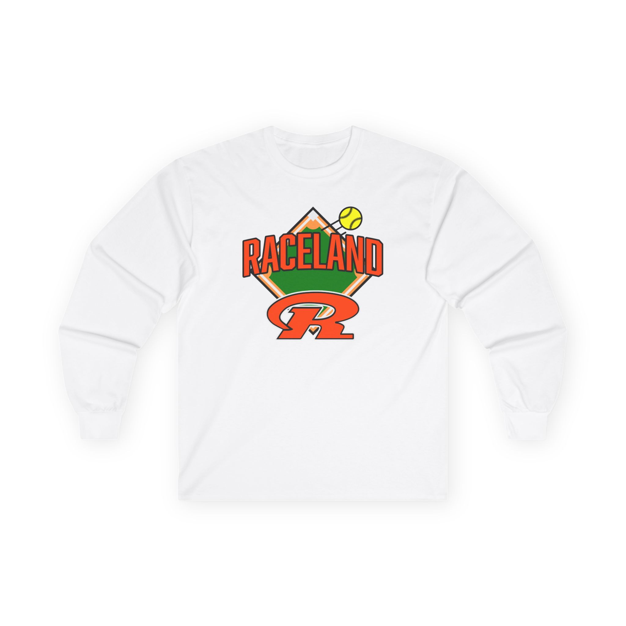 Raceland 90's Softball Diamond Long Sleeve Tee