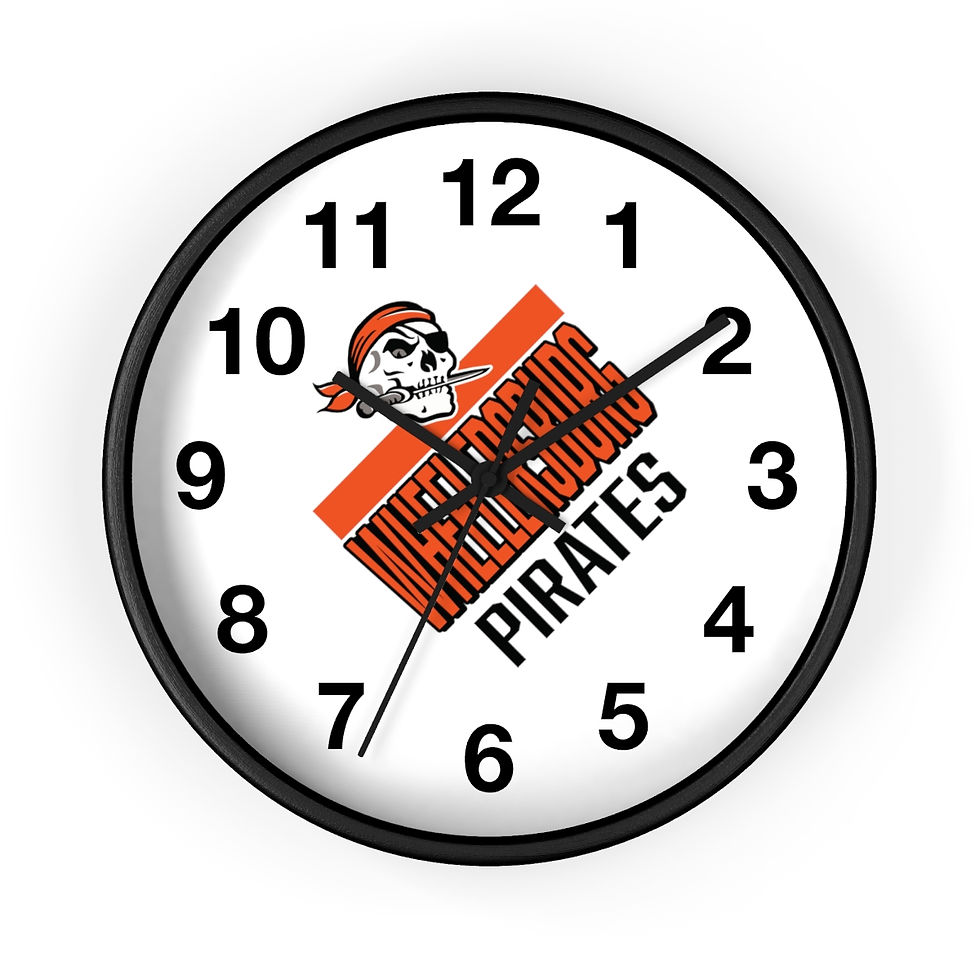 Wheelersburg 90's Vibe Wall Clock