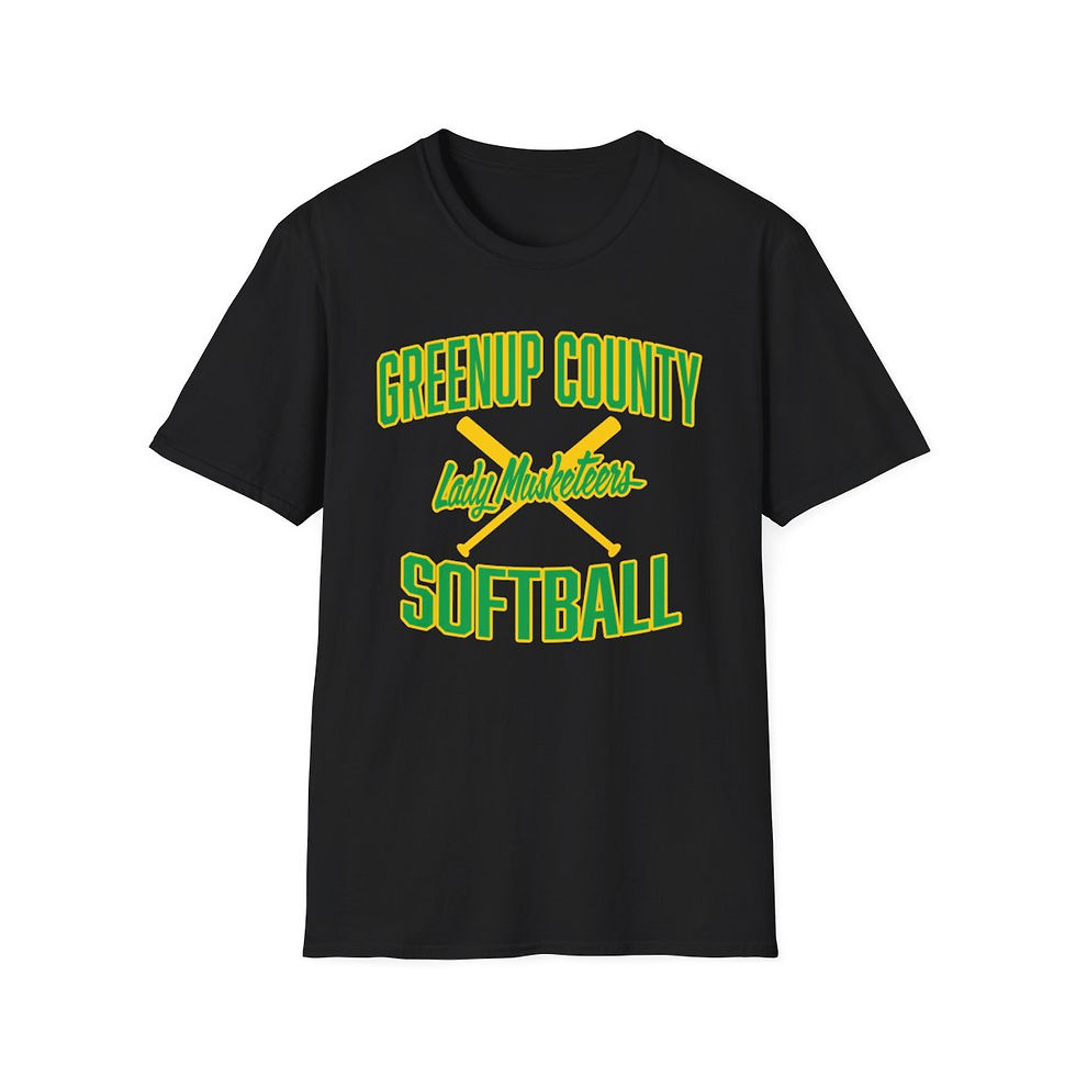 Greenup County Musketeers Softball Softstyle T-Shirt