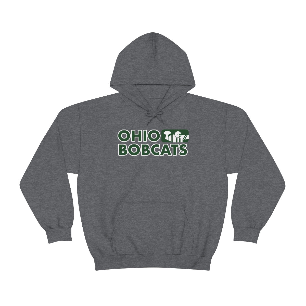 Ohio Bobcats Football Heavy Blend™ Hooded Sweatshirt