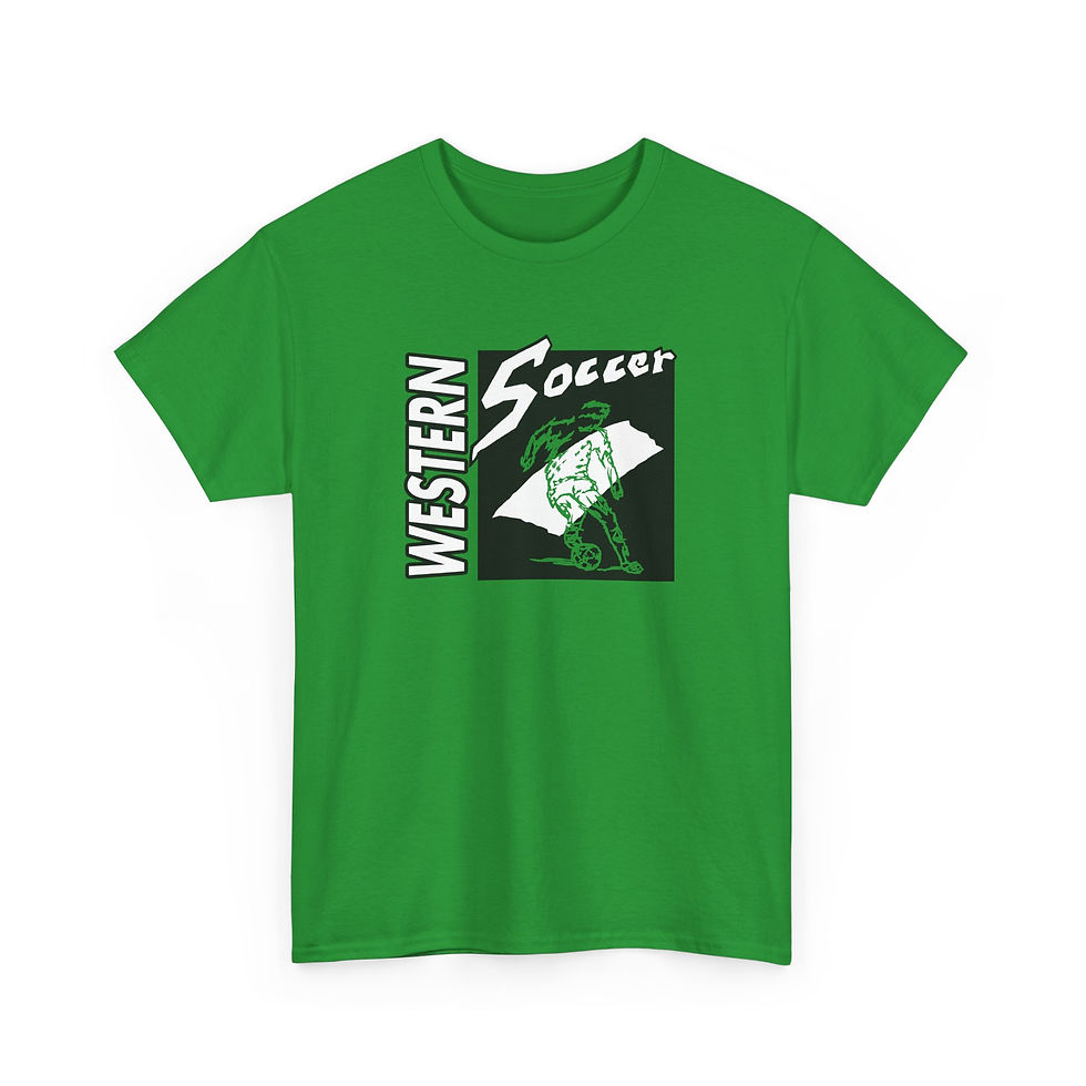 Thumbnail: Western 90's Retro Soccer Cotton T-Shirt