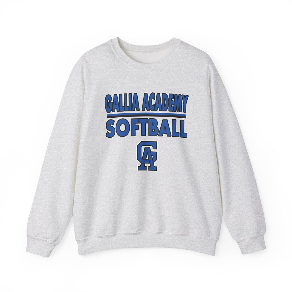 Thumbnail: Gallia Academy Softball Crewneck Sweatshirt