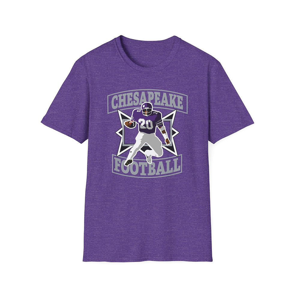 Thumbnail: Chesapeake 80's Retro Football Softstyle T-Shirt