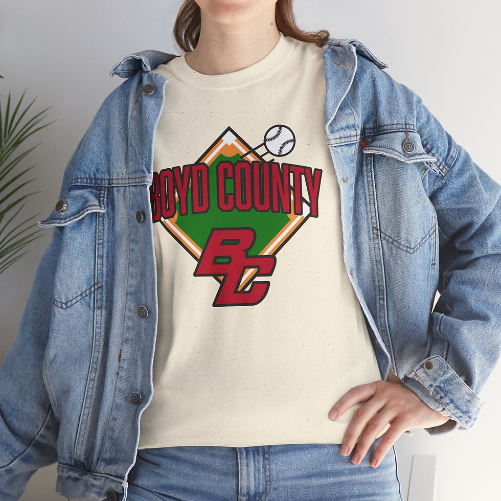 Thumbnail: Boyd County 90's Baseball Diamond Cotton T-Shirt