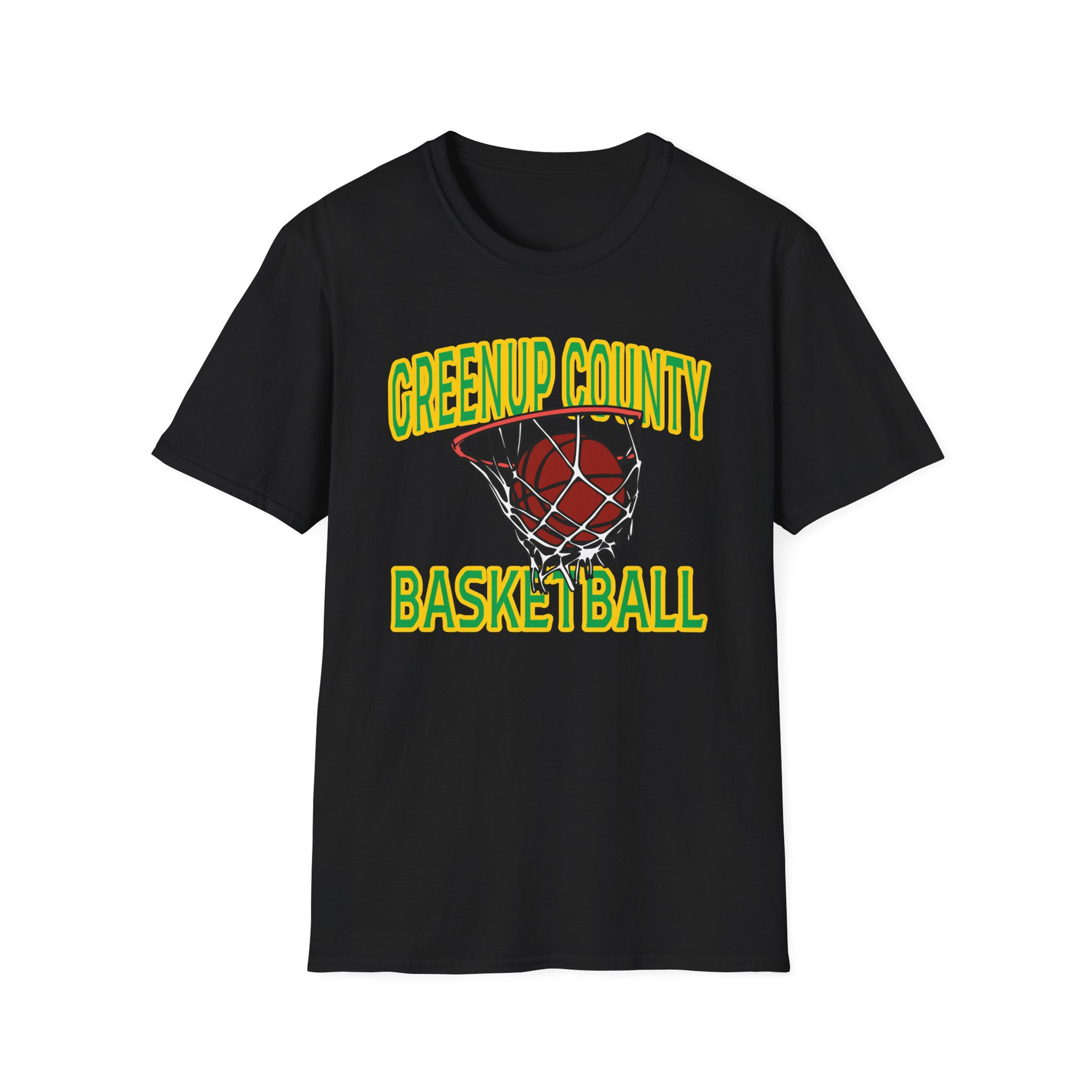 Greenup County 90's Retro Basketball 2.0 Softstyle T-Shirt