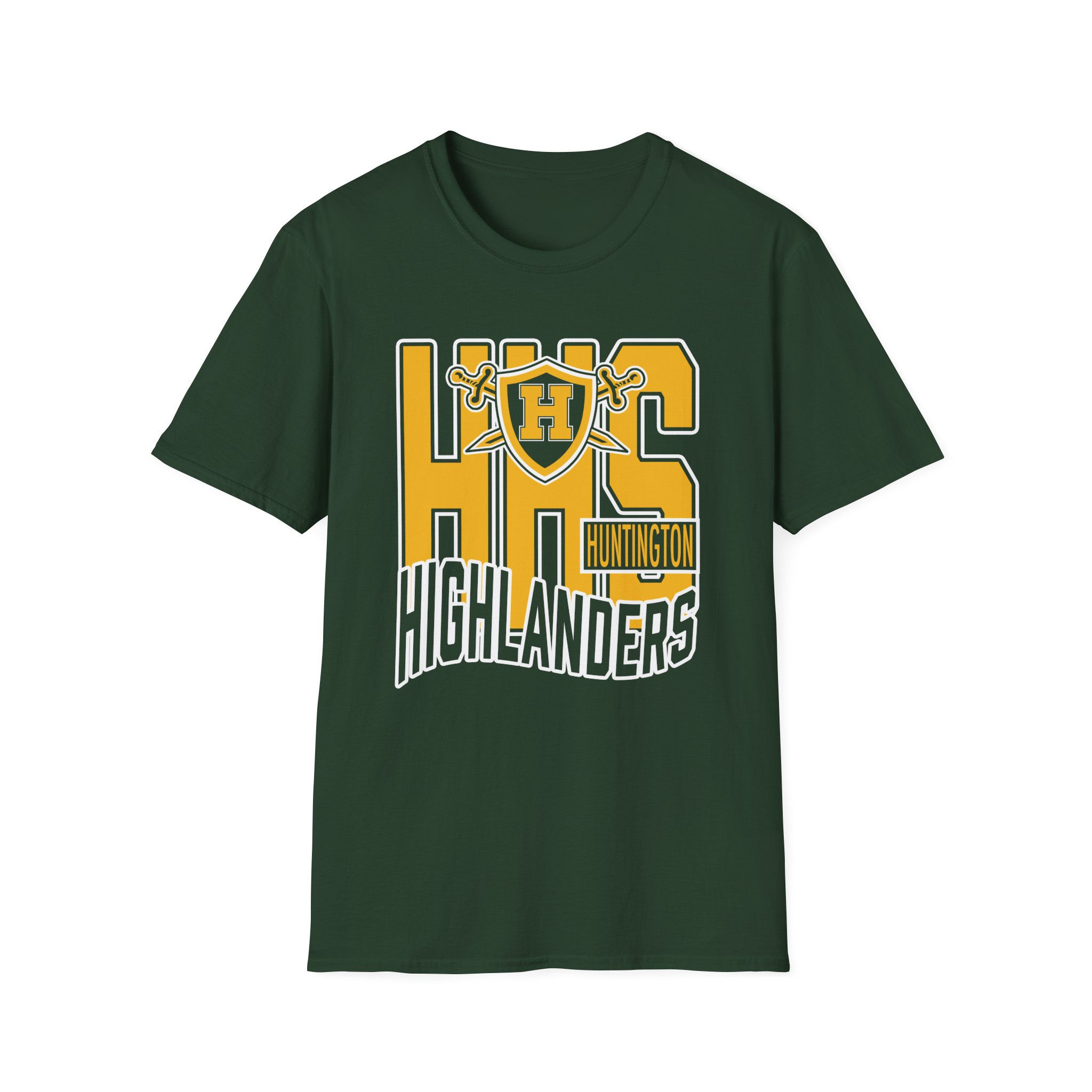 Huntington Highlanders 90's Retro Softstyle T-Shirt