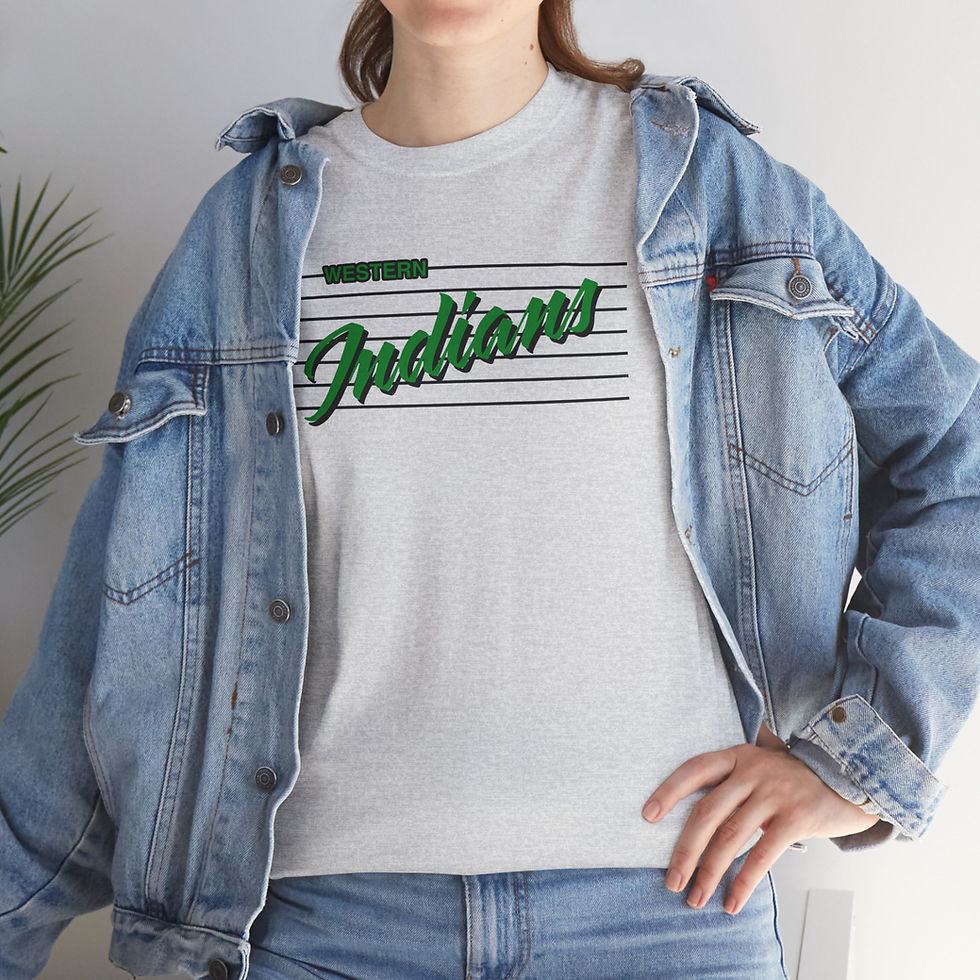 Thumbnail: Western Indians Script Cotton T-Shirt