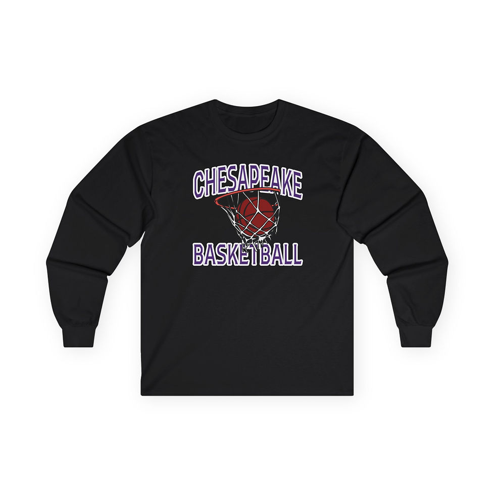 Thumbnail: Chesapeake 90's Retro Basketball 2.0 Long Sleeve Tee