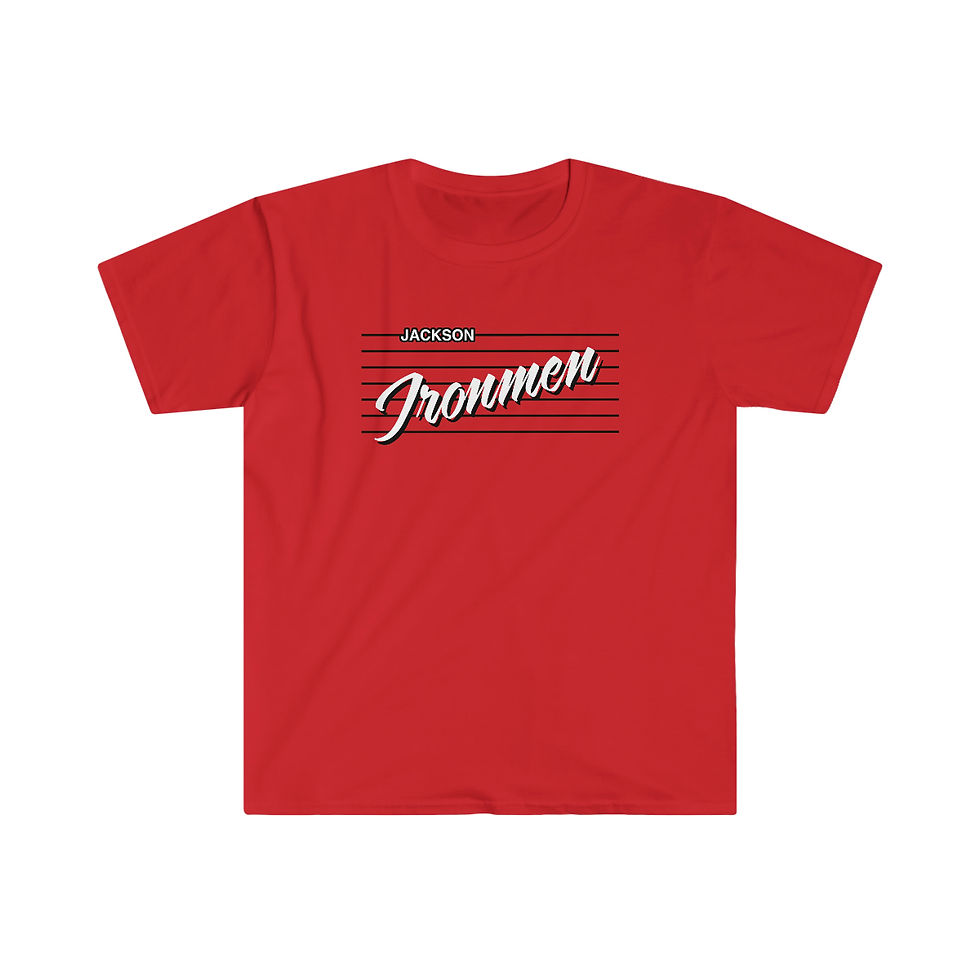 Jackson Ironmen Script Softstyle T-Shirt