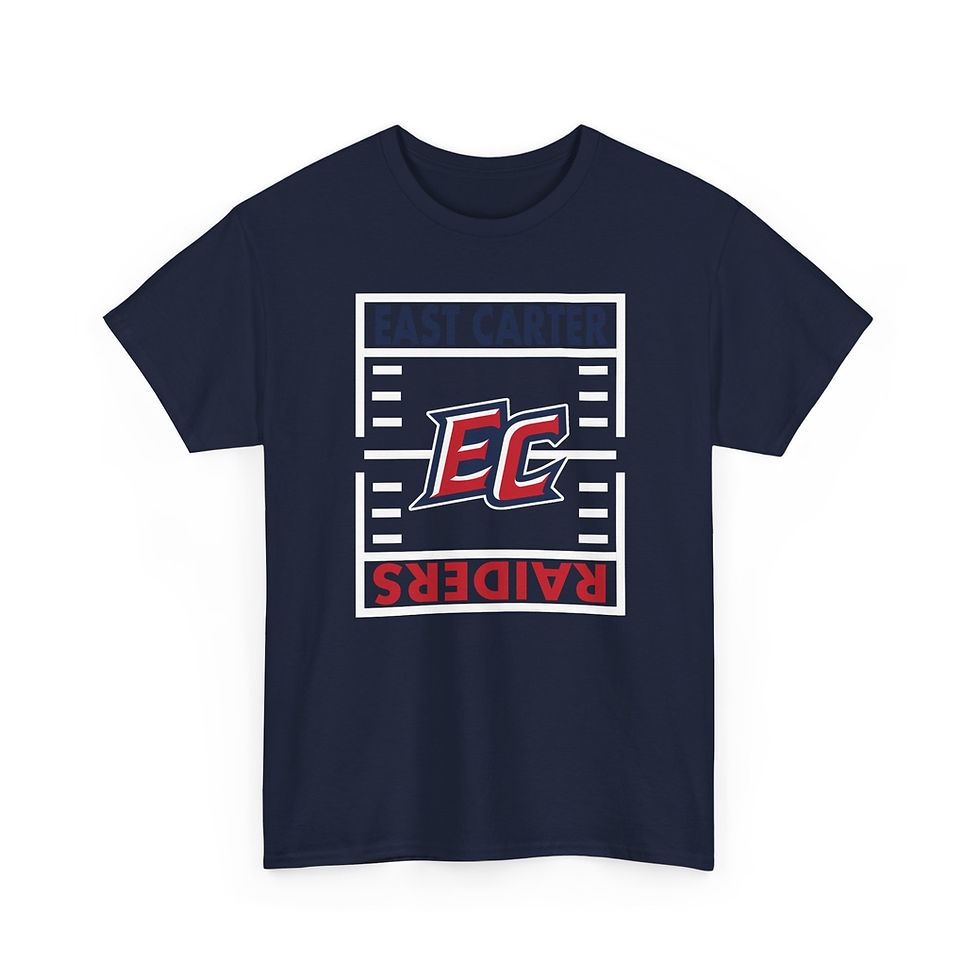Thumbnail: East Carter Raiders Gridiron Cotton T-Shirt