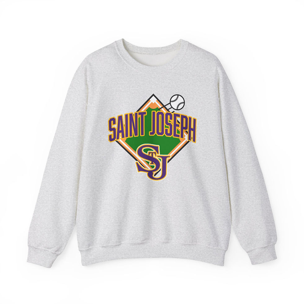 Thumbnail: Saint Joseph 90's Baseball Diamond Crewneck Sweatshirt