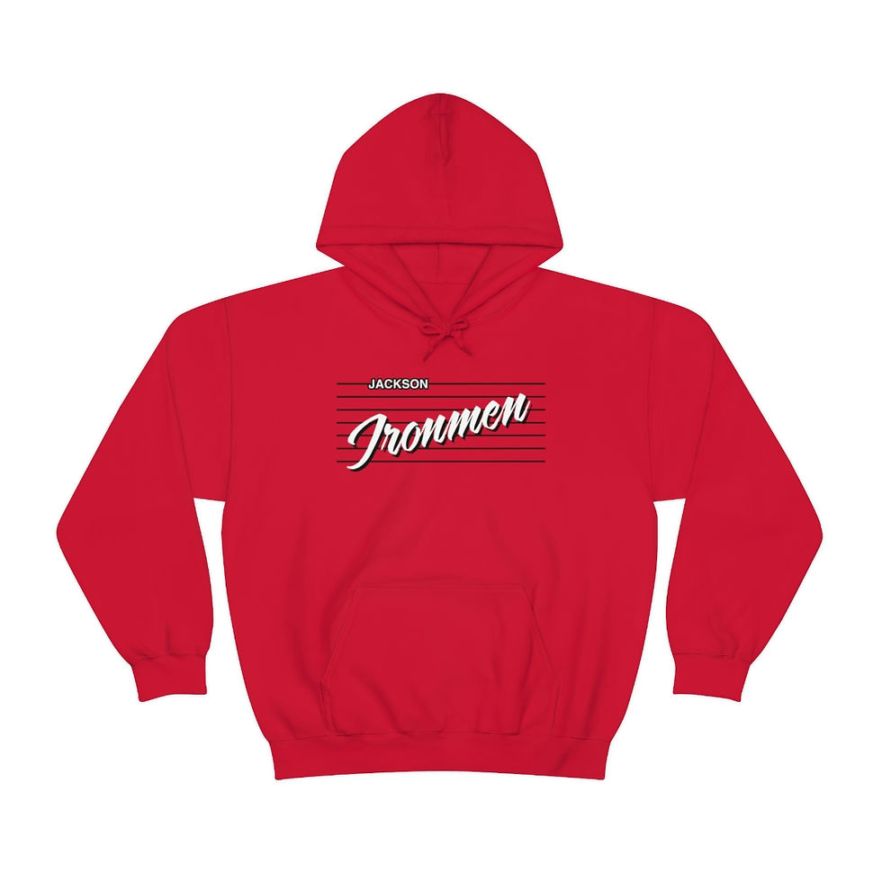Jackson Ironmen Script Hoodie