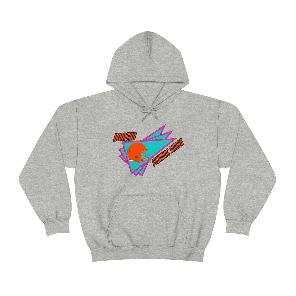 Thumbnail: Ironton Football 80's Pennant Hoodie