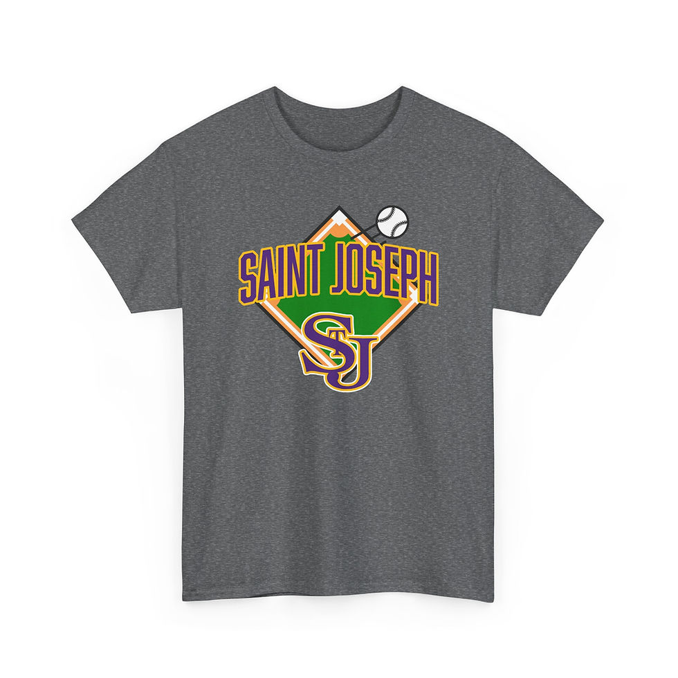 Thumbnail: Saint Joseph 90's Baseball Diamond Cotton T-Shirt