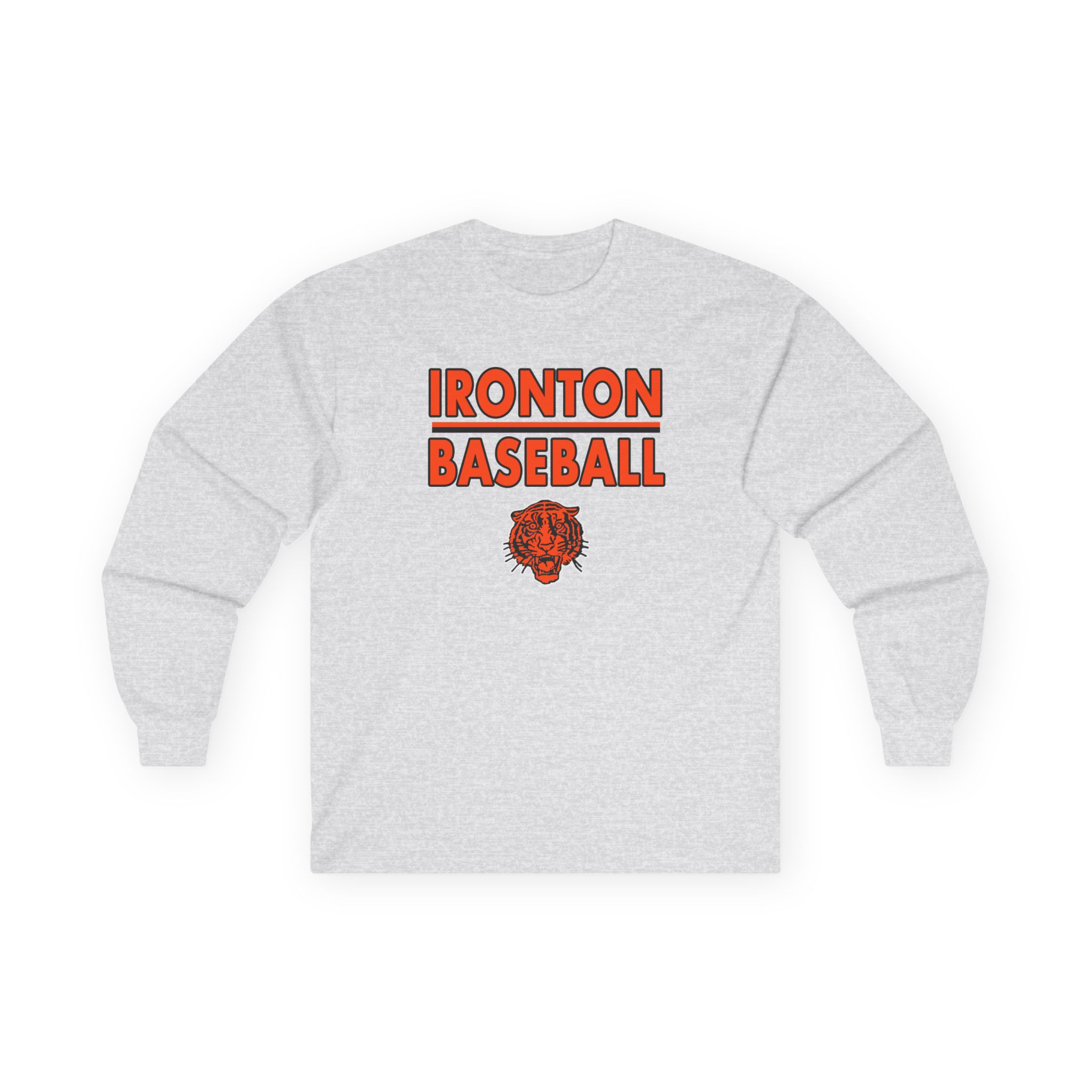 Ironton Baseball Cotton Long Sleeve Tee