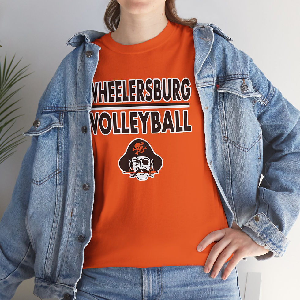 Thumbnail: Wheelersburg Volleyball Cotton T-Shirt