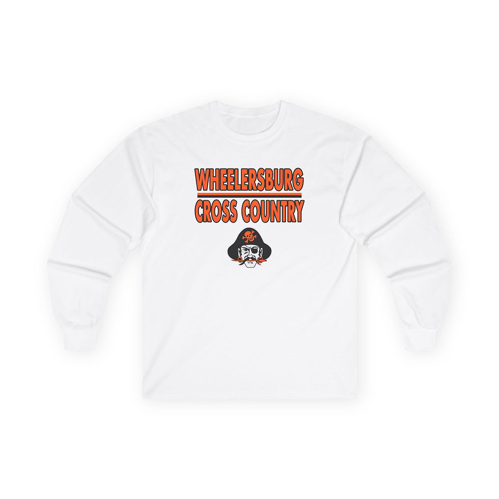 Thumbnail: Wheelersburg Cross Country Cotton Long Sleeve Tee