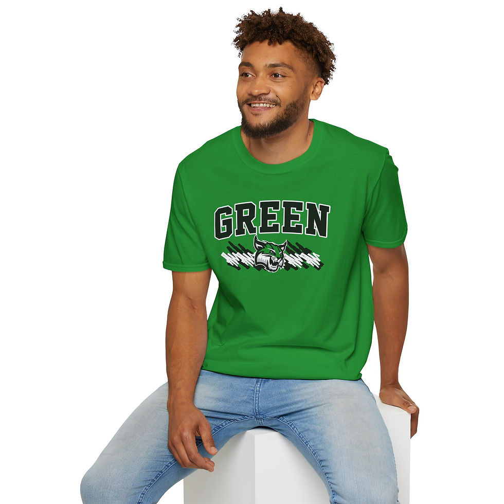 Thumbnail: Green 90's Wave Softstyle T-Shirt