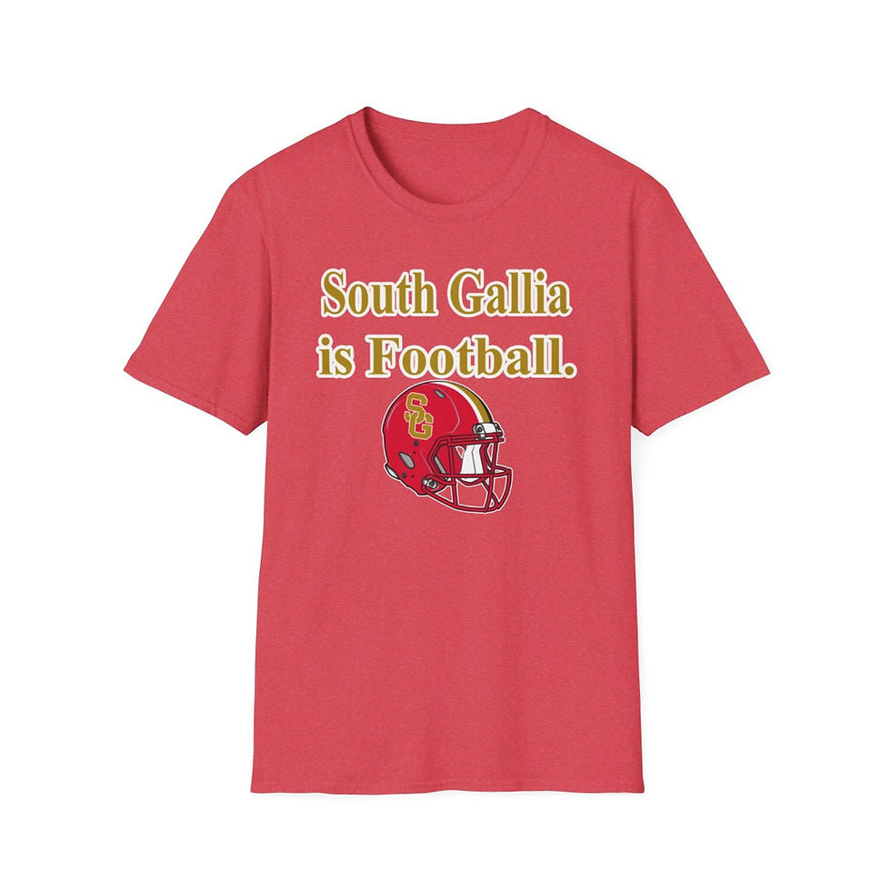 South Gallia is Football. Softstyle T-Shirt