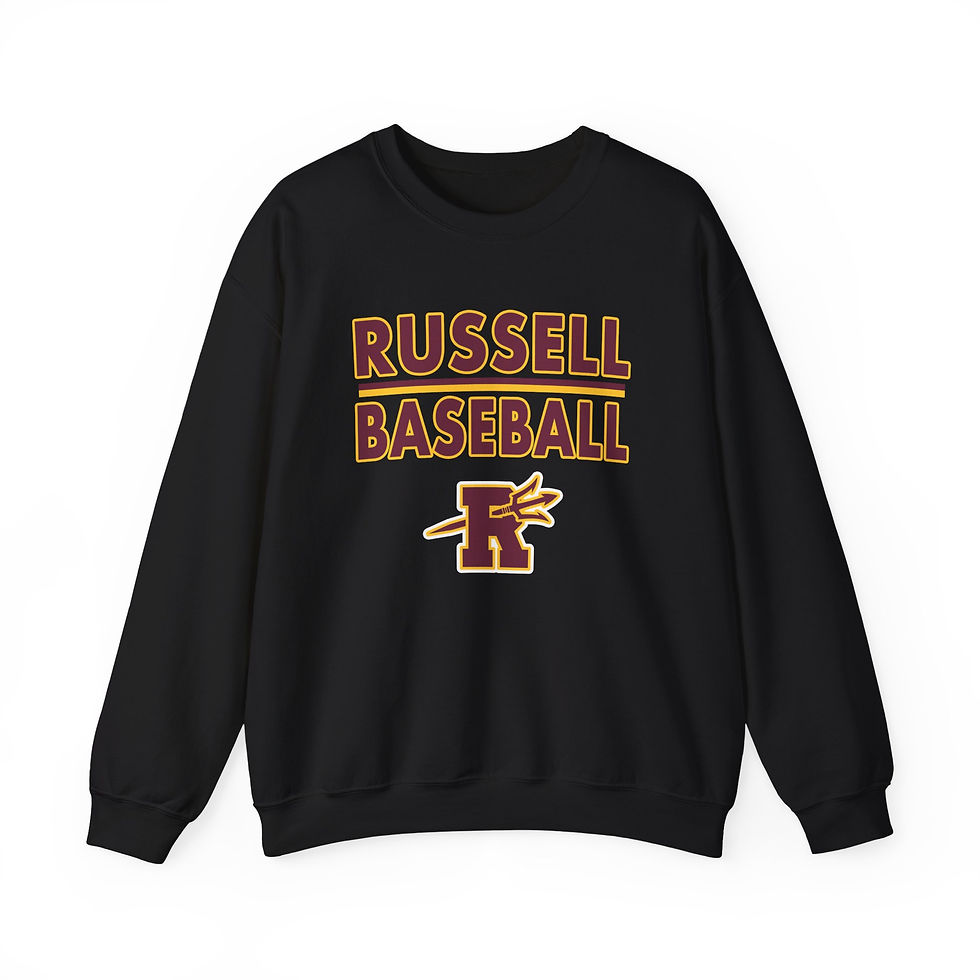 Thumbnail: Russell Baseball Crewneck Sweatshirt