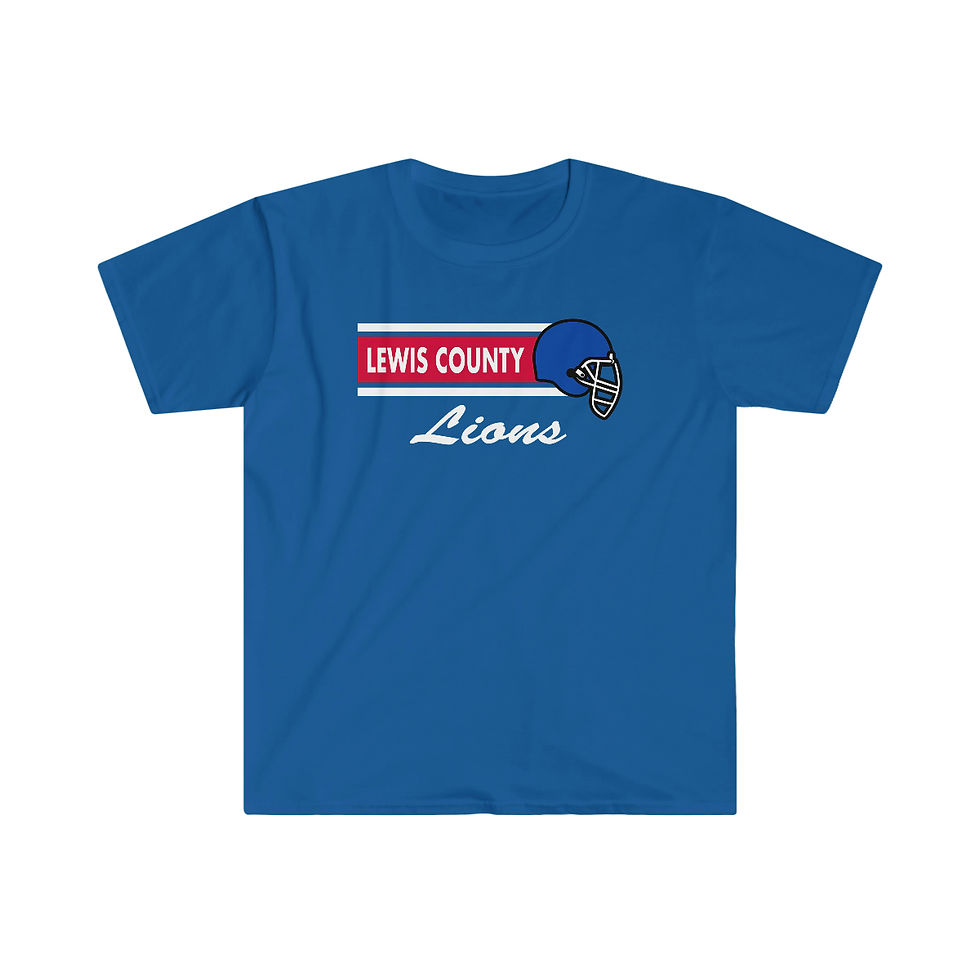 Lewis County 90's Cage Helmet Softstyle T-Shirt