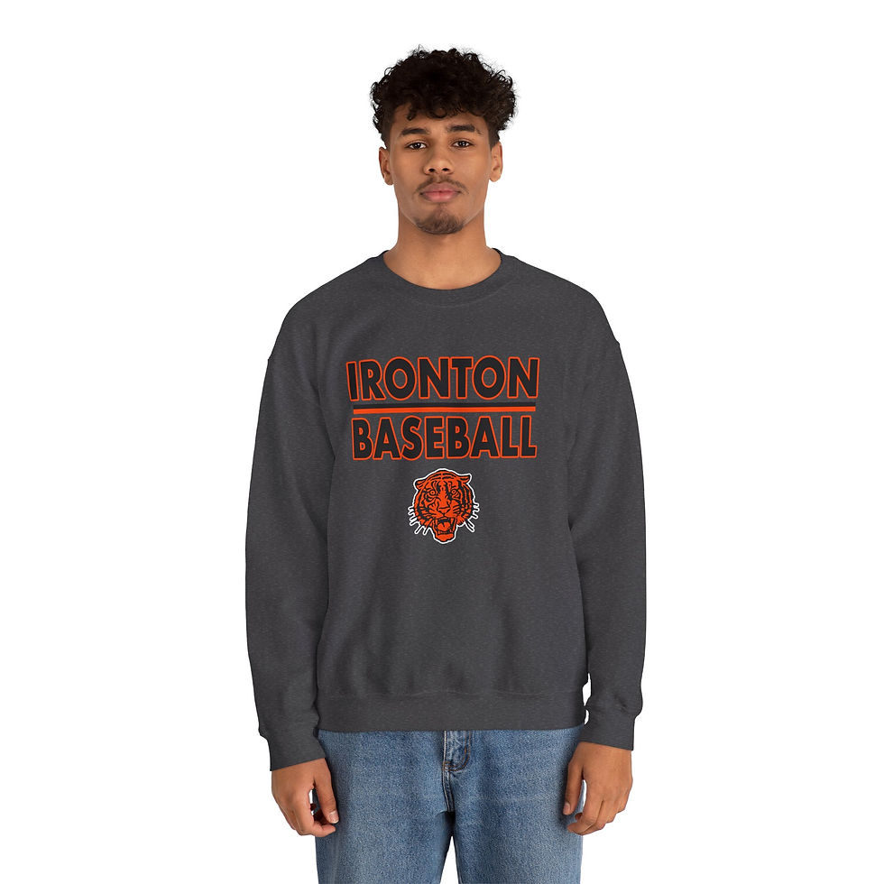 Thumbnail: Ironton Baseball Crewneck Sweatshirt
