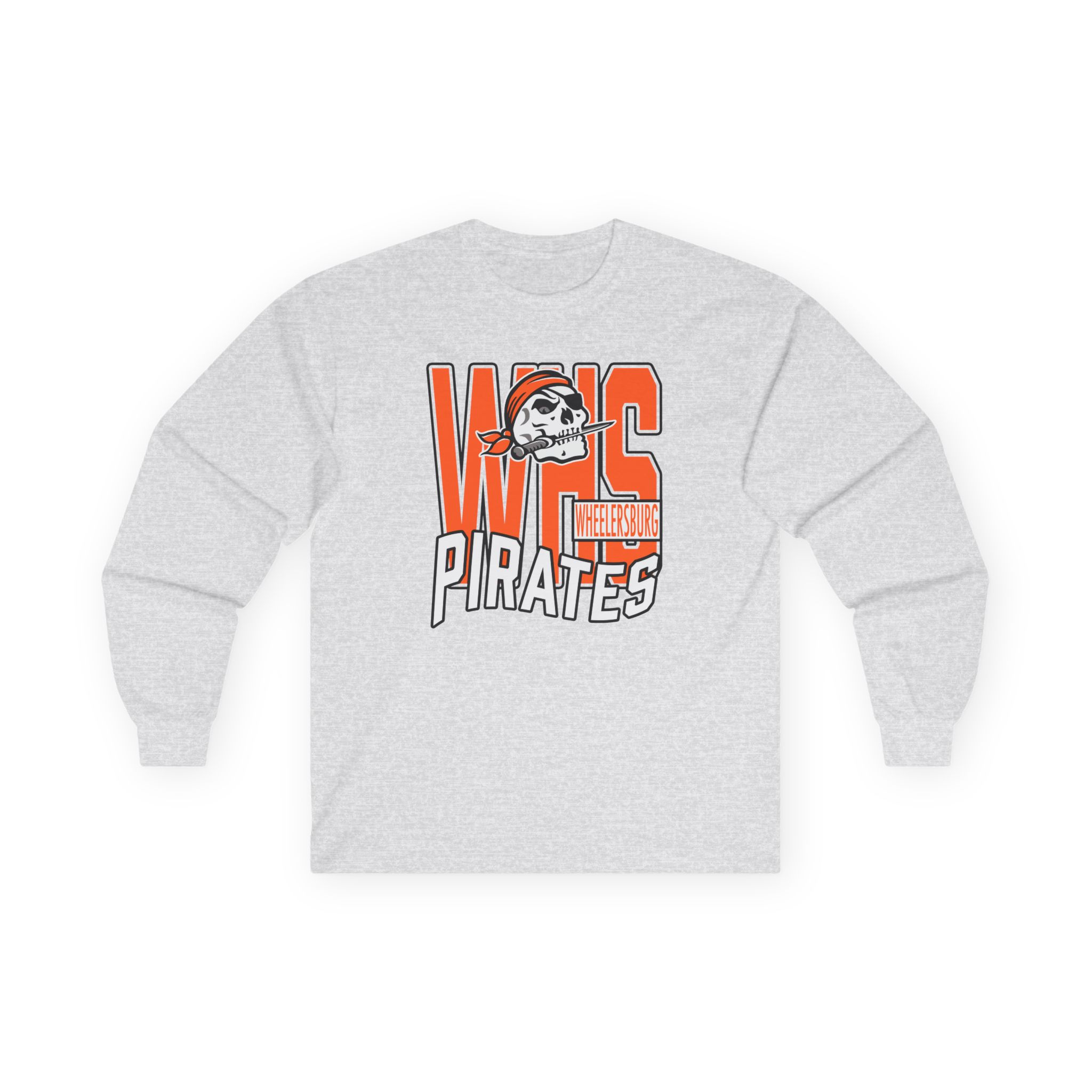 Wheelersburg 90's Retro Cotton Long Sleeve Tee
